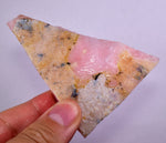 65 grams GEM PINK OPAL PERU ROUGH ANGEL SKIN TRANSLUCENT CORAL COLOR PB68