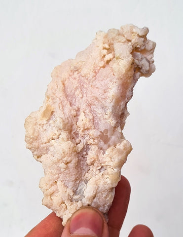 9.6cms PALYGORSKITE PINK OPAL QUARTZ TRANSLUCENT CORAL COLOR SPECIMEN PB08