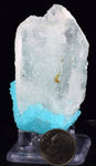 6.3cms NATURAL  SKY BLUE SALAMMONIAC LECONTITE CHILE CRYSTALS MINERAL UB278