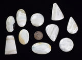 LOT  10 PERUMAR STRONTIANITE ARAGONITE SCENIC QUALITY LOOKS LIKE LARIMAR BB331