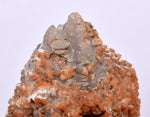 6.1 cms RED ORANGE ZEOLITE STILBITE LAUMONTITE CALCITE CRYSTALS PERU FB60