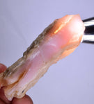 590 grams GEM PINK OPAL PERU ROUGH ANGEL SKIN TRANSLUCENT CORAL COLOR PB82