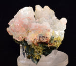 14cms PREHNITE EPIDOTE CLINOZOISITE LIMONITE SHINY NATURAL CRYSTAL MINERAL QB97