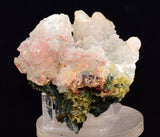 14cms PREHNITE EPIDOTE CLINOZOISITE LIMONITE SHINY NATURAL CRYSTAL MINERAL QB97