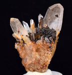 4.7cms HEMATOID JAPAN LAW QUARTZ  GOETHITE MINERAL SPECIMEN PERU QB114