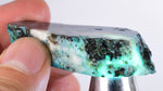 30grs GEM SILICA CHRYSOCOLLA SCENIC PERU CHALCEDONY COPPER MINERALS ROUGH SB190