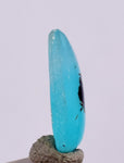 1.5ct GEM BLUE OPAL SCENIC CABOCHON PERU SEASCAPE PENDANT JEWELRY BB297