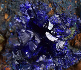 9.4cms AZURITE MALACHITE CRYSTALS MINERAL SPECIMEN COLLECTOR UB30