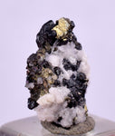 1.2cms NATIVE SILVER WIRE PERU ACANTHITE UCHUCCHACUA MINE MINERAL SPECIMEN HB201