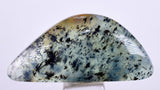 36ct GEM BLUE OPAL SCENIC DENDRITIC CABOCHON PERU SEASCAPE PENDANT JEWELRY BB194