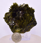 6cms EPIDOTE AXINITE QUARTZ CRYSTALS PERU AESTHETIC COLLECTOR AB245