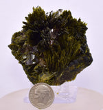 6cms EPIDOTE AXINITE QUARTZ CRYSTALS PERU AESTHETIC COLLECTOR AB245
