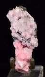 6.8cms RHODOCHROSITE CALCITE PYRITE  CRYSTALS HUANZALA PERU PINK CRYSTALS RB362