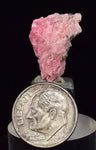 1.8ms RHODOCHROSITE FLUORITE PYRITE CHINA CRYSTAL RHOMBOHEDRAL MINIATURE RB413