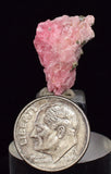 1.8ms RHODOCHROSITE FLUORITE PYRITE CHINA CRYSTAL RHOMBOHEDRAL MINIATURE RB413
