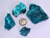 51grs BLUE MALACHITE CHRYSOCOLLA SCULPTURE SCENIC PERU ROUGH DECORATION UB184