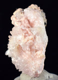 4cms RHODOCHROSITE ROSETTE QUARTZ PERU PINK CRYSTALS NEEDLES MINERAL RB127