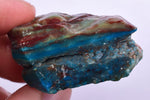 34 Grams GEM BLUE OPAL PERU ROUGH SCENIC SEASCAPE MINERAL SPECIMEN OB131
