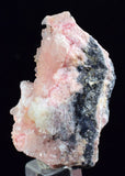 4.1cms RHODOCHROSITE ROSETTE QUARTZ SPHALERITE PERU PINK CRYSTALS NEEDLES  RB327