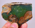 100grs GEM SILICA CHRYSOCOLLA LILY MINE PERU CHALCEDONY QUARTZ BLUE ROUGH SB193