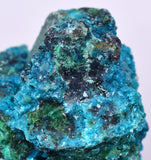3.8cms QUARTZ CHRYSOCOLLA BOTRYOIDAL TENTADORA MINE PERU MINERAL SPECIMEN CB104