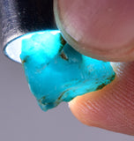 390 carat GEM SILICA CHRYSOCOLLA CHALCEDONY PERU HIGH YIELD ROUGH SB102
