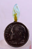 1ct GEM BLUE OPAL SCENIC CABOCHON PERU SEASCAPE PENDANT JEWELRY DENDRITES  BB150