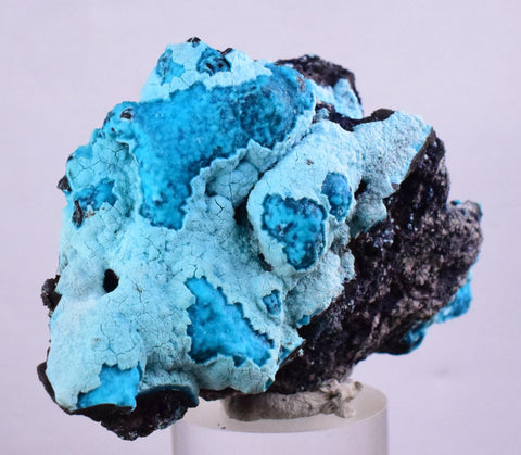6cms CHRYSOCOLLA BOTRYOIDAL CRYSTALS PERU SPHERES GRAPE TURQUOISE COLOR CB80