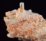 8.7cms LIMONITE IN SELENITE CRYSTAL COLLECTOR PERU MINERAL SPECIMEN TB107