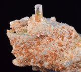 8.7cms LIMONITE IN SELENITE CRYSTAL COLLECTOR PERU MINERAL SPECIMEN TB107