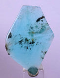 14ct GEM BLUE OPAL SCENIC CABOCHON PERU SEASCAPE PENDANT JEWELRY BB163