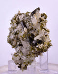 5cms PREMIUM EPIDOTE  QUARTZ CRYSTALS PERU AESTHETIC COLLECTOR CB139