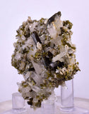 5cms PREMIUM EPIDOTE  QUARTZ CRYSTALS PERU AESTHETIC COLLECTOR CB139