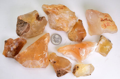 360 grams GEM GOLDEN OPAL PERU TRANSLUCENT SCENIC MINERAL SPECIMEN OB113