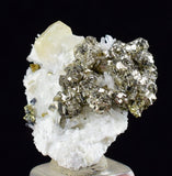 2.1cm APATITE QUARTZ PYRITE DICKITE SCHEELITE ? PERU HUANZALA AB77