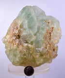 12cms GREEN FLUORITE CRYSTAL PERU PERU SHINY MINERAL SPECIMEN KB59