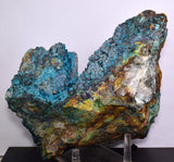 20cms QUARTZ CHRYSOCOLLA BOTRYOIDAL TENTADORA MINE PERU MINERAL SPECIMEN CB160