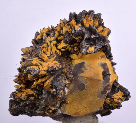 5cms RED LIMONITE MARCASITE QUARTZ GOETHITE CRYSTALS PERU MINERAL SPECIMEN QB67