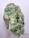 8.4cms ATACAMITE CALCITE DRUZY CHRYSOCOLLA MALACHITE LILY MINE PERU DB72