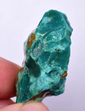17grs GEM SILICA CHRYSOCOLLA LILY MINE PERU CHALCEDONY QUARTZ BLUE ROUGH SB142
