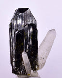 3.2cms PREMIUM EPIDOTE QUARTZ MINIATURE CRYSTALS PERU AESTHETIC COLLECTOR CB127