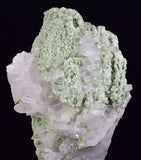 13cms FUCHSITE MUSCOVITE QUARTZ RARE CRYSTAL CHROMIUM MINERAL SPECIMEN PERU KB52