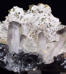 14cms PYRITE QUARTZ  CALCITE SPHALERITE SHINY CRYSTALS MINERAL COLLECTOR MB84