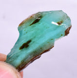 3.2 grams GEM BLUE OPAL PERU SLAB SCENIC SEASCAPE MINERAL SPECIMEN OB56