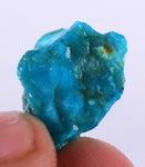 11carats GEM SILICA CHRYSOCOLLA CHALCEDONY PERU HIGH YIELD NEW FIND ROUGH SB46