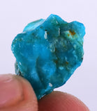 11carats GEM SILICA CHRYSOCOLLA CHALCEDONY PERU HIGH YIELD NEW FIND ROUGH SB46