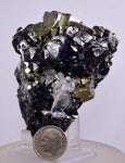 7.2cms MARCASITE PYRITE QUARTZ  ARSENOPYRYTE  PERU SHINY CRYSTALS MINERAL MB115