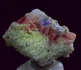 2.3ms RHODOCHROSITE FLUORITE PYRITE CHINA CRYSTAL RHOMBOHEDRAL MINIATURE RB408