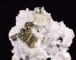 3.6cms APATITE QUARTZ PYRITE CRYSTALS DICKITE PERU HUANZALA AB231