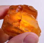 65 grams GEM GOLDEN OPAL PERU TRANSLUCENT SCENIC MINERAL SPECIMEN OB115